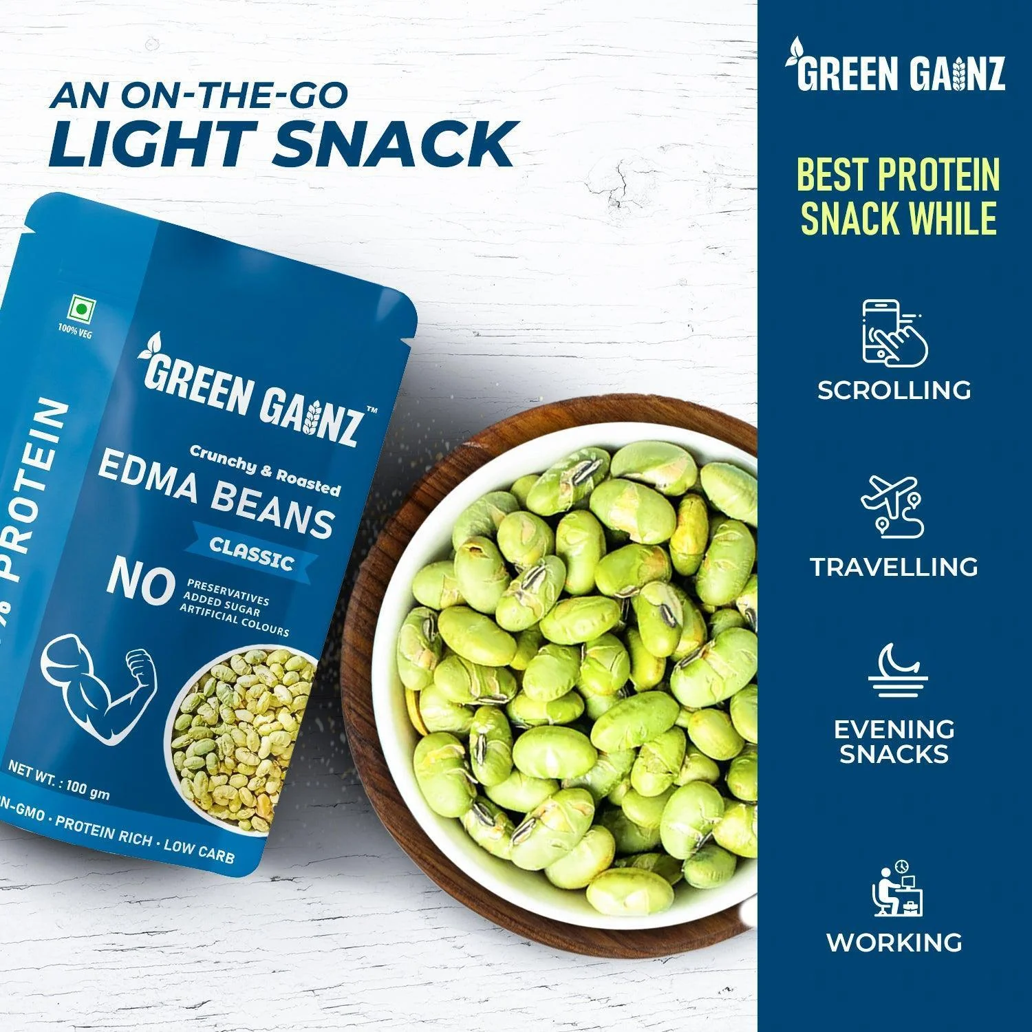 Assorted Flavours, Pack of 3 - Protein-Rich Edamame Beans - Image 3
